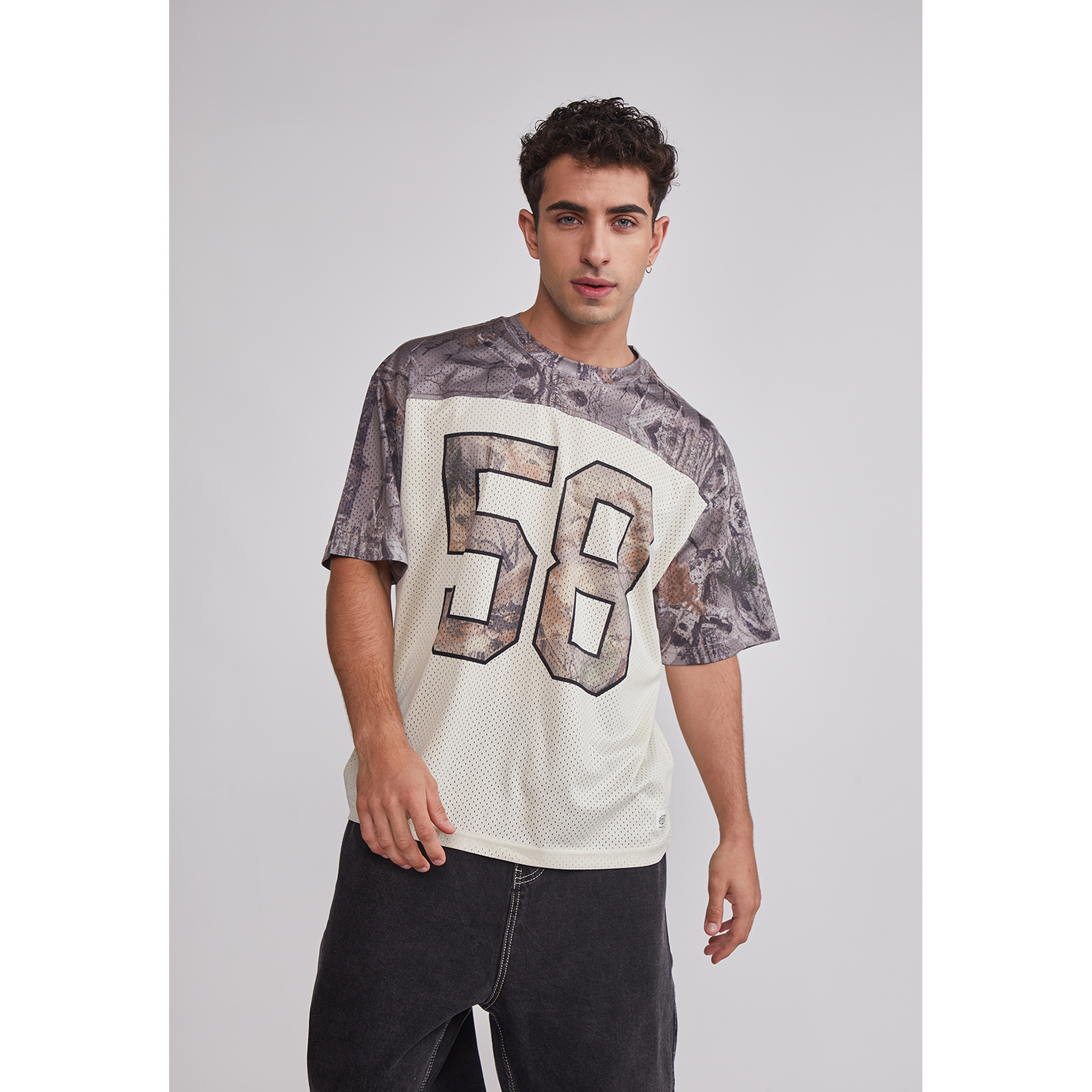 Polera Hombre Camuflado Fútbol Café Sioux 1
