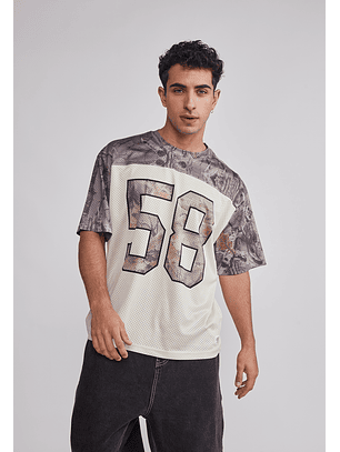 Polera Hombre Camuflado Fútbol Café Sioux