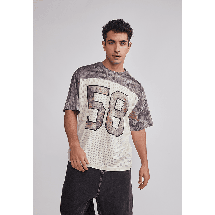 Polera Hombre Camuflado Fútbol Café Sioux 1