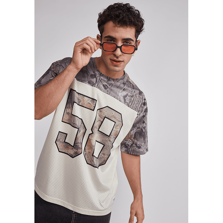 Polera Hombre Camuflado Fútbol Café Sioux 3