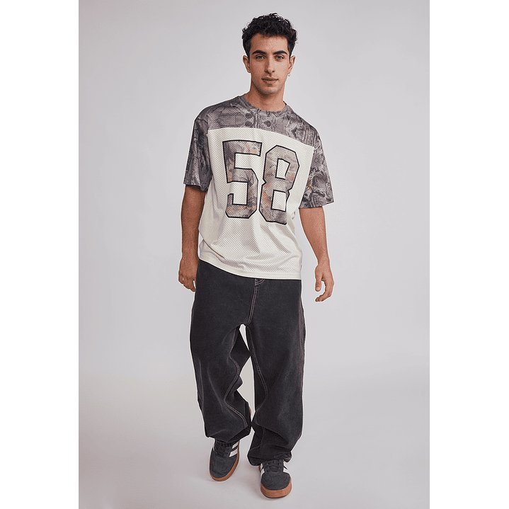 Polera Hombre Camuflado Fútbol Café Sioux 2