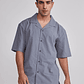 Camisa Hombre Boxy Fit Gris Sioux - Miniatura 1