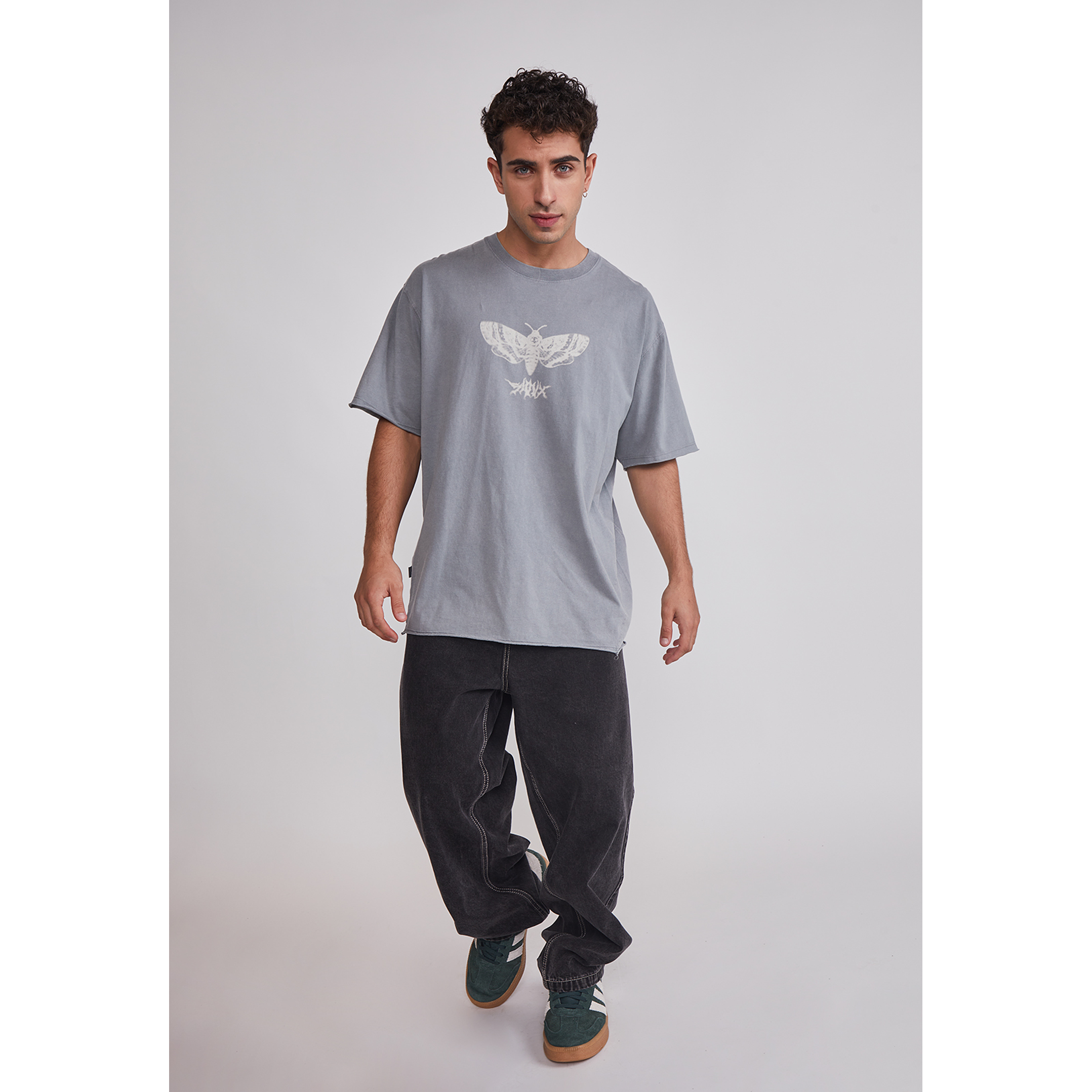 Polera Hombre Lavada Bicho Gris Sioux 2