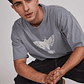 Polera Hombre Lavada Bicho Gris Sioux - Miniatura 4