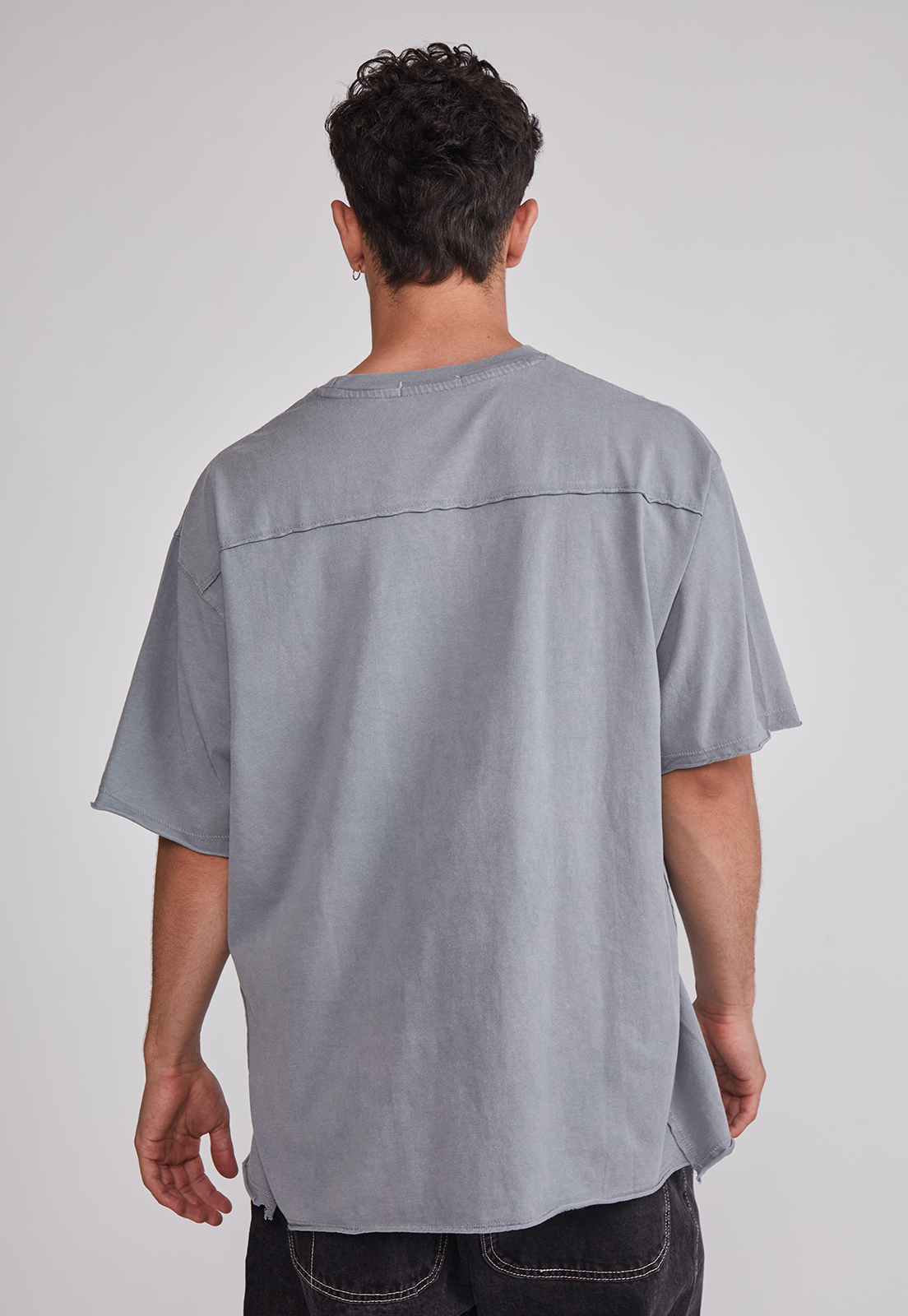 Polera Hombre Lavada Bicho Gris Sioux 2