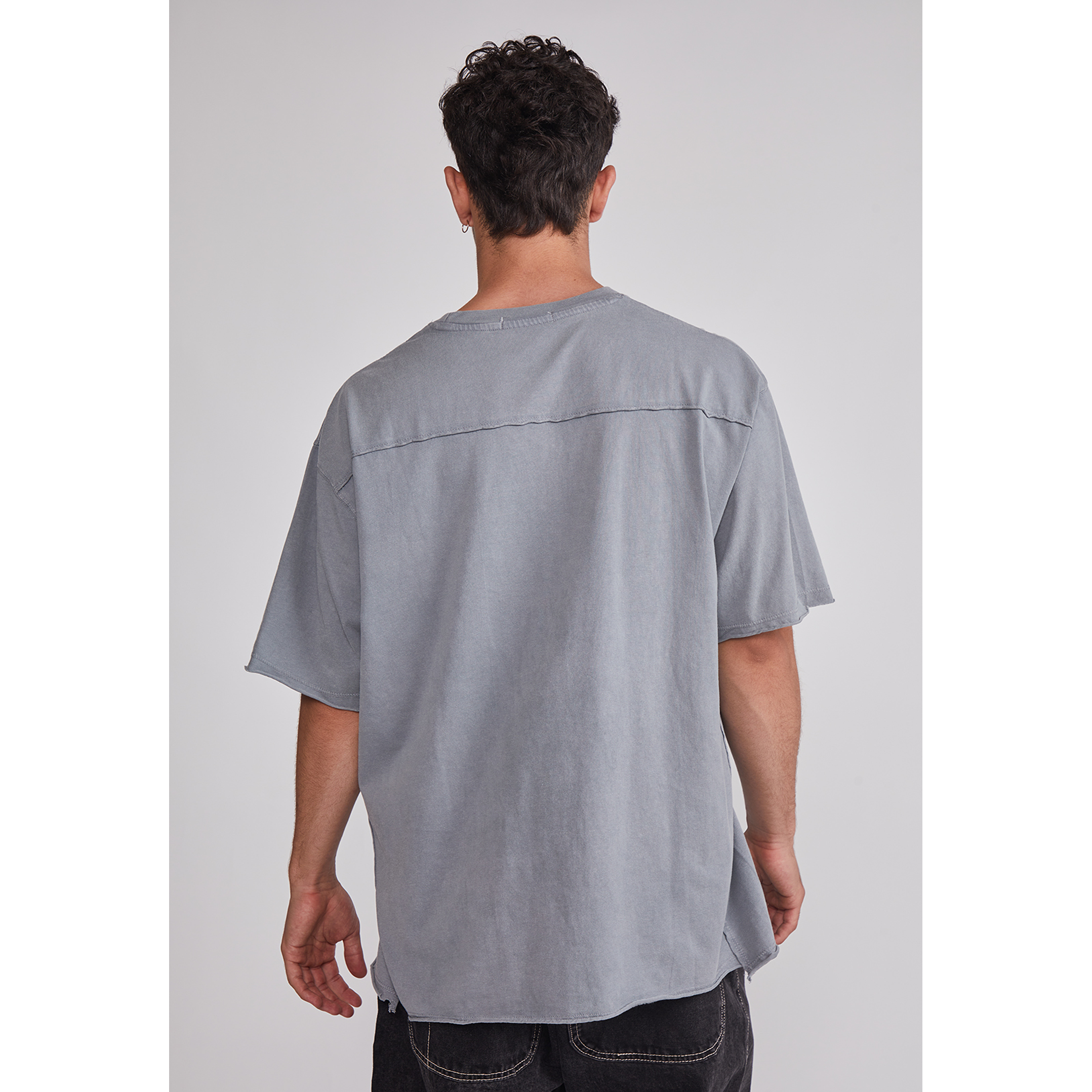 Polera Hombre Lavada Bicho Gris Sioux 5