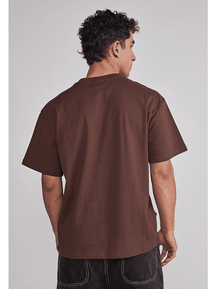 Polera Hombre Vaca Café Sioux