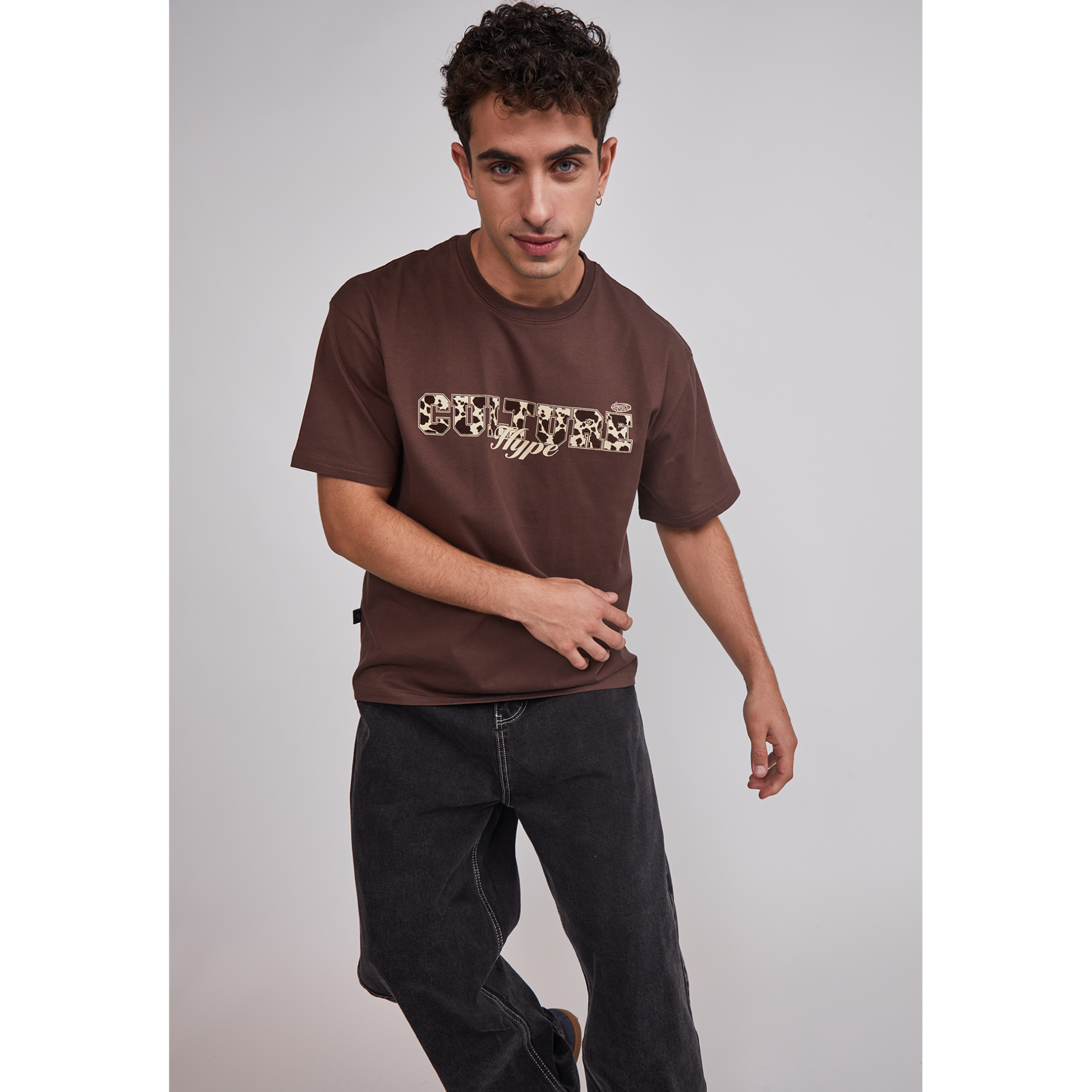 Polera Hombre Vaca Café Sioux 3