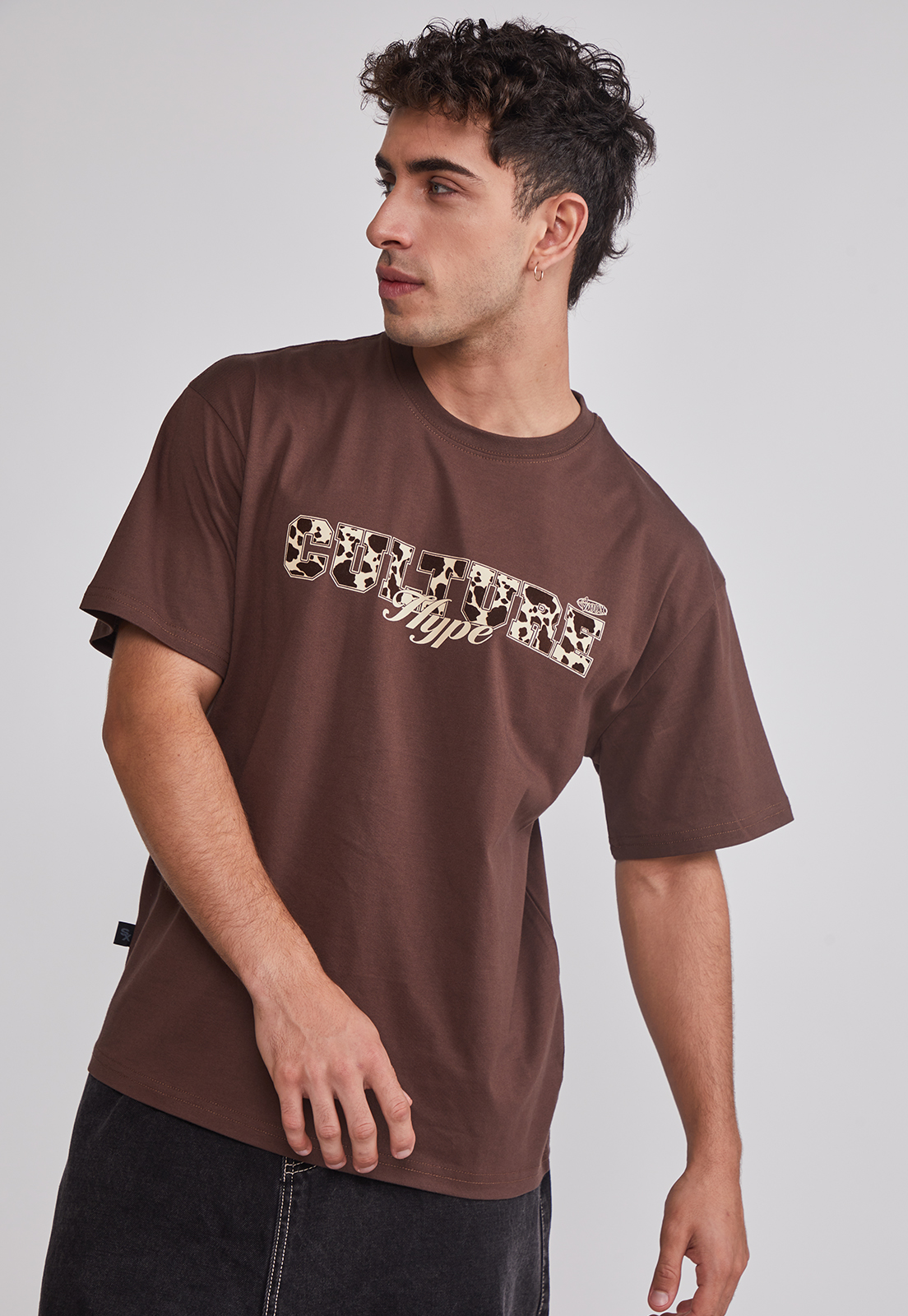 Polera Hombre Vaca Café Sioux 1