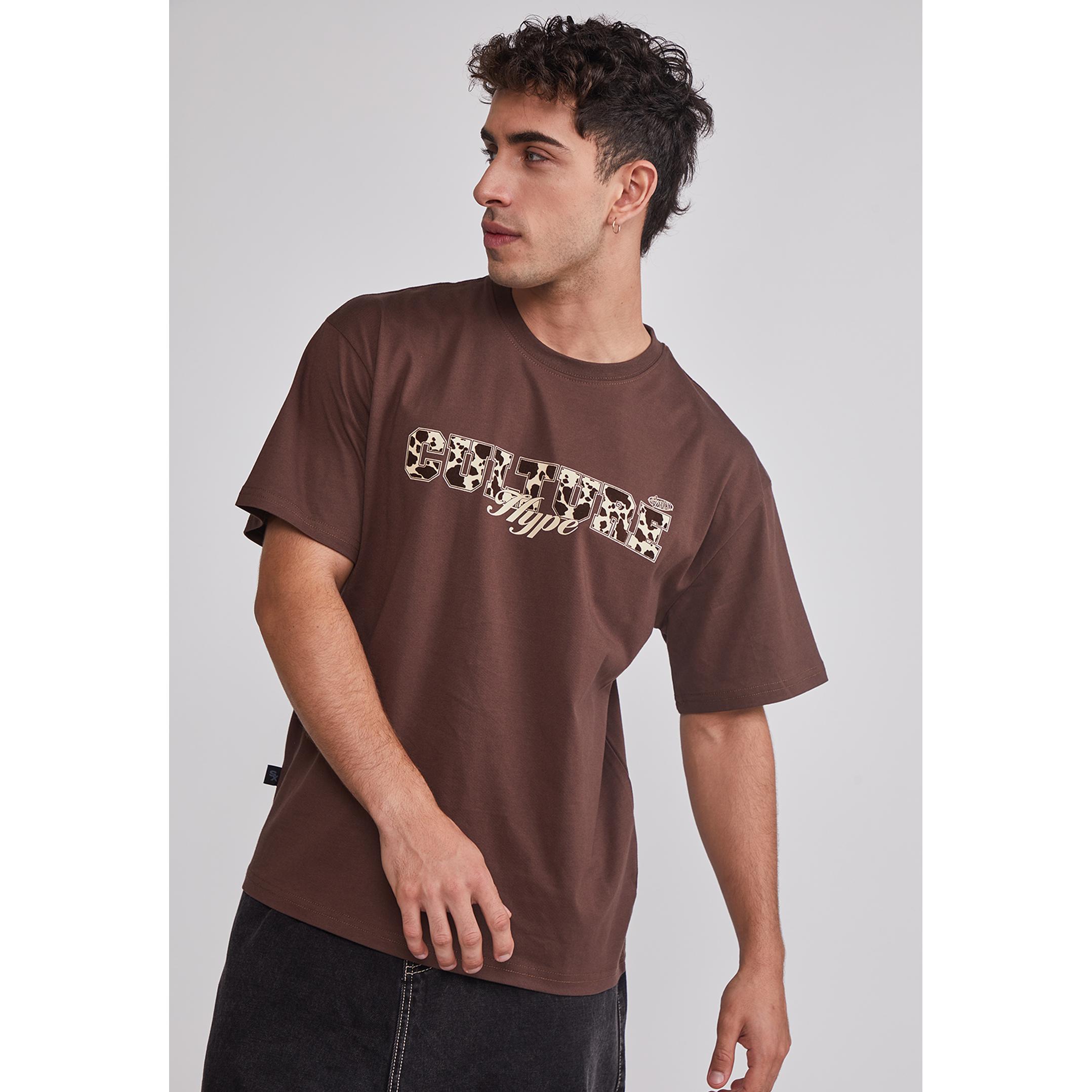 Polera Hombre Vaca Café Sioux 1
