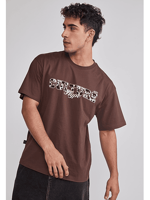 Polera Hombre Vaca Café Sioux