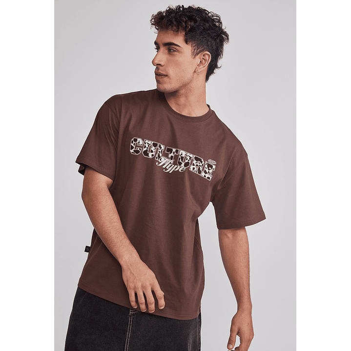 Polera Hombre Vaca Café Sioux 1