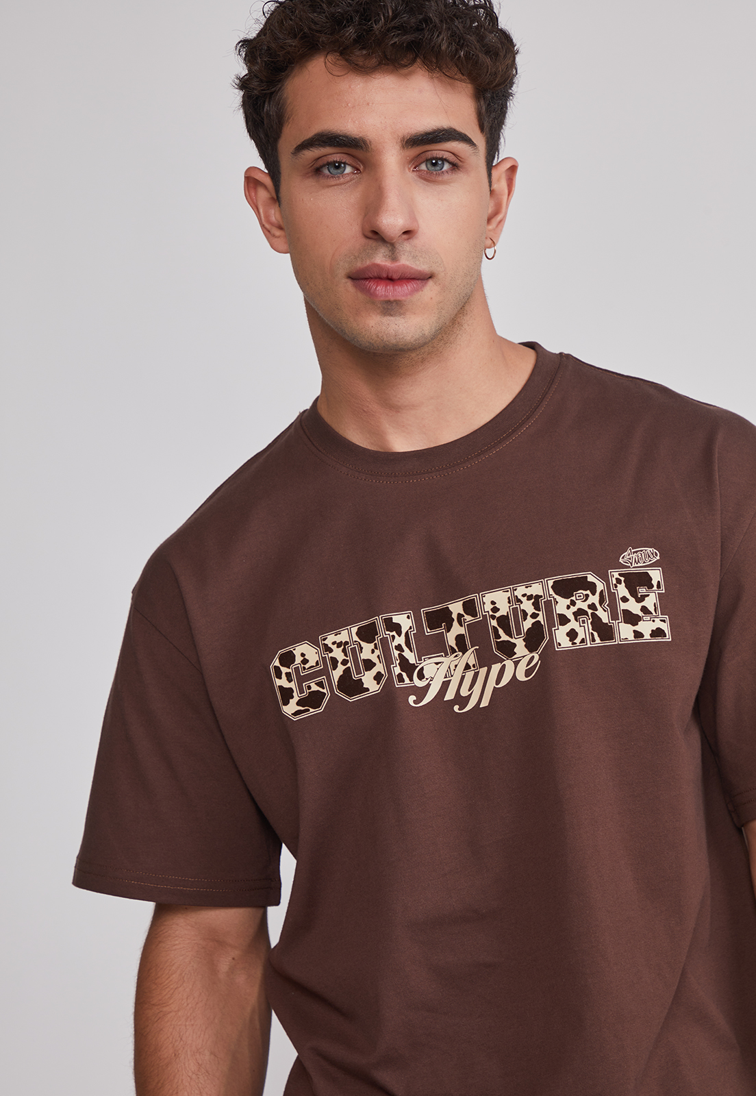 Polera Hombre Vaca Café Sioux 5