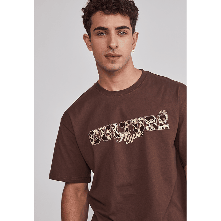 Polera Hombre Vaca Café Sioux 4