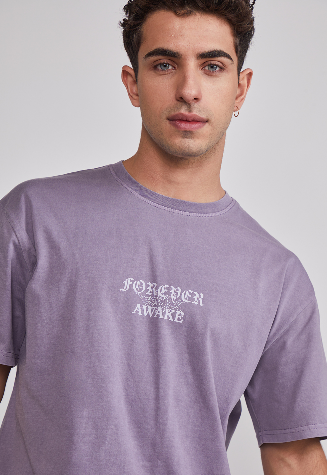 Polera Hombre Dúo Color Lila Sioux 5