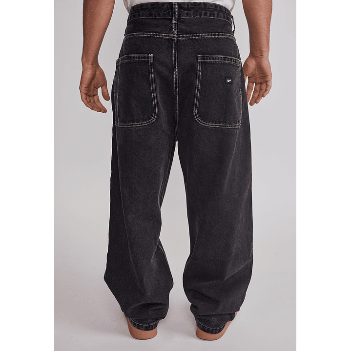 Jeans Hombre Baggy Cierre Negro Sioux 5
