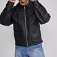 Chaqueta Hombre Eco Cuero Boxy Fit Negro Sioux - Miniatura 3