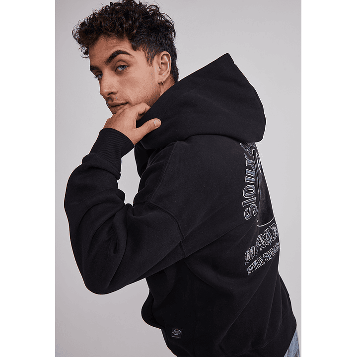 Polerón Hombre Animals Negro Sioux 3