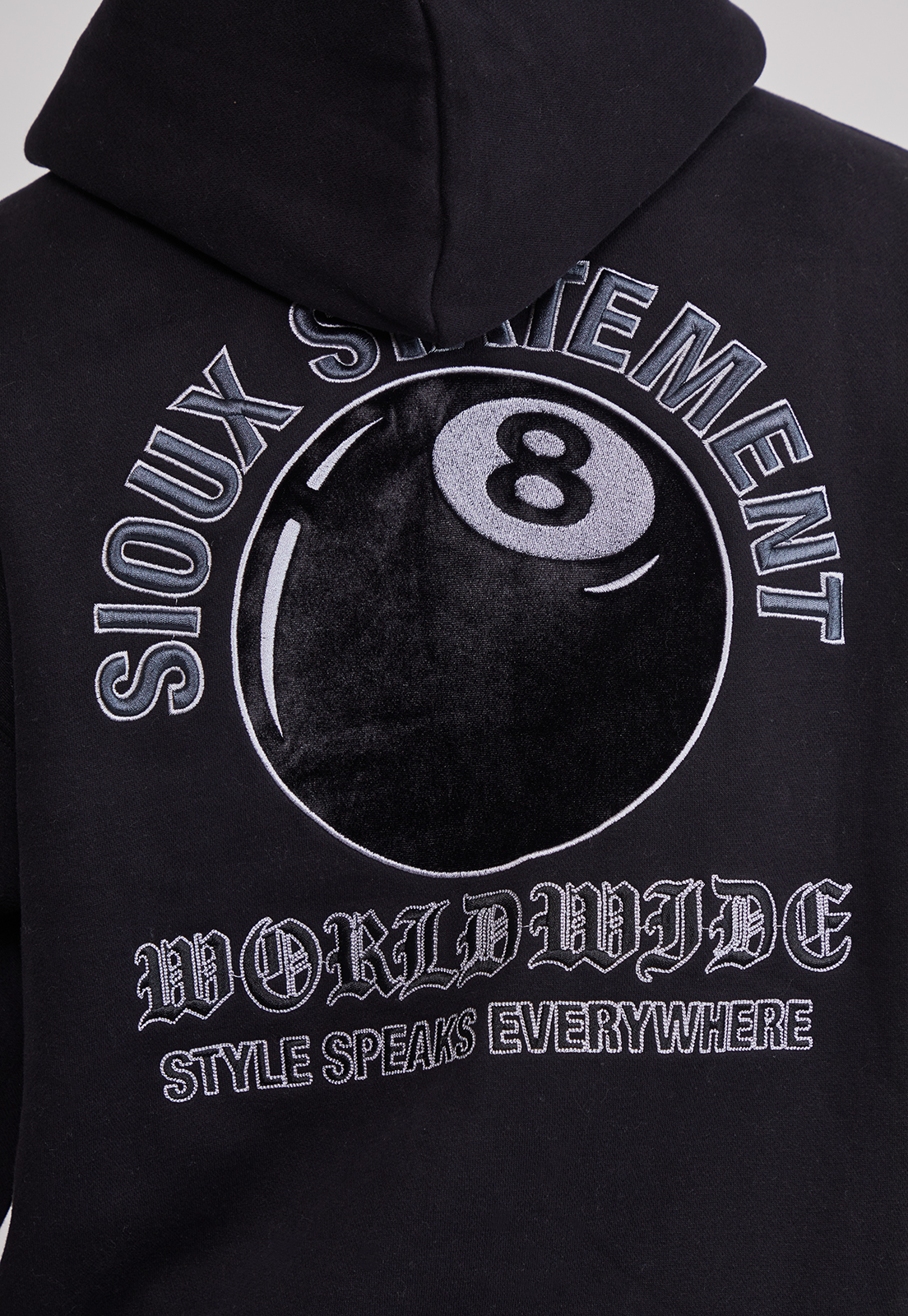 Polerón Hombre Animals Negro Sioux 7