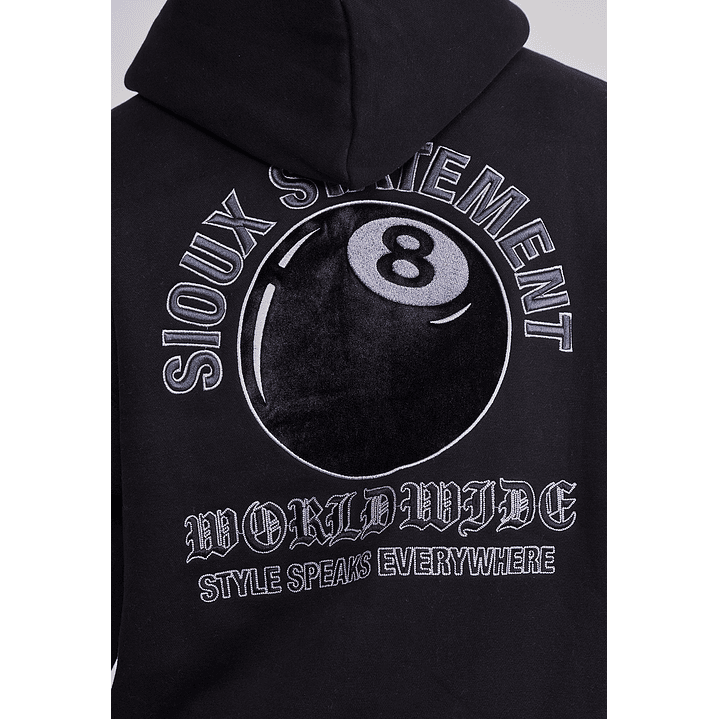 Polerón Hombre Animals Negro Sioux 7