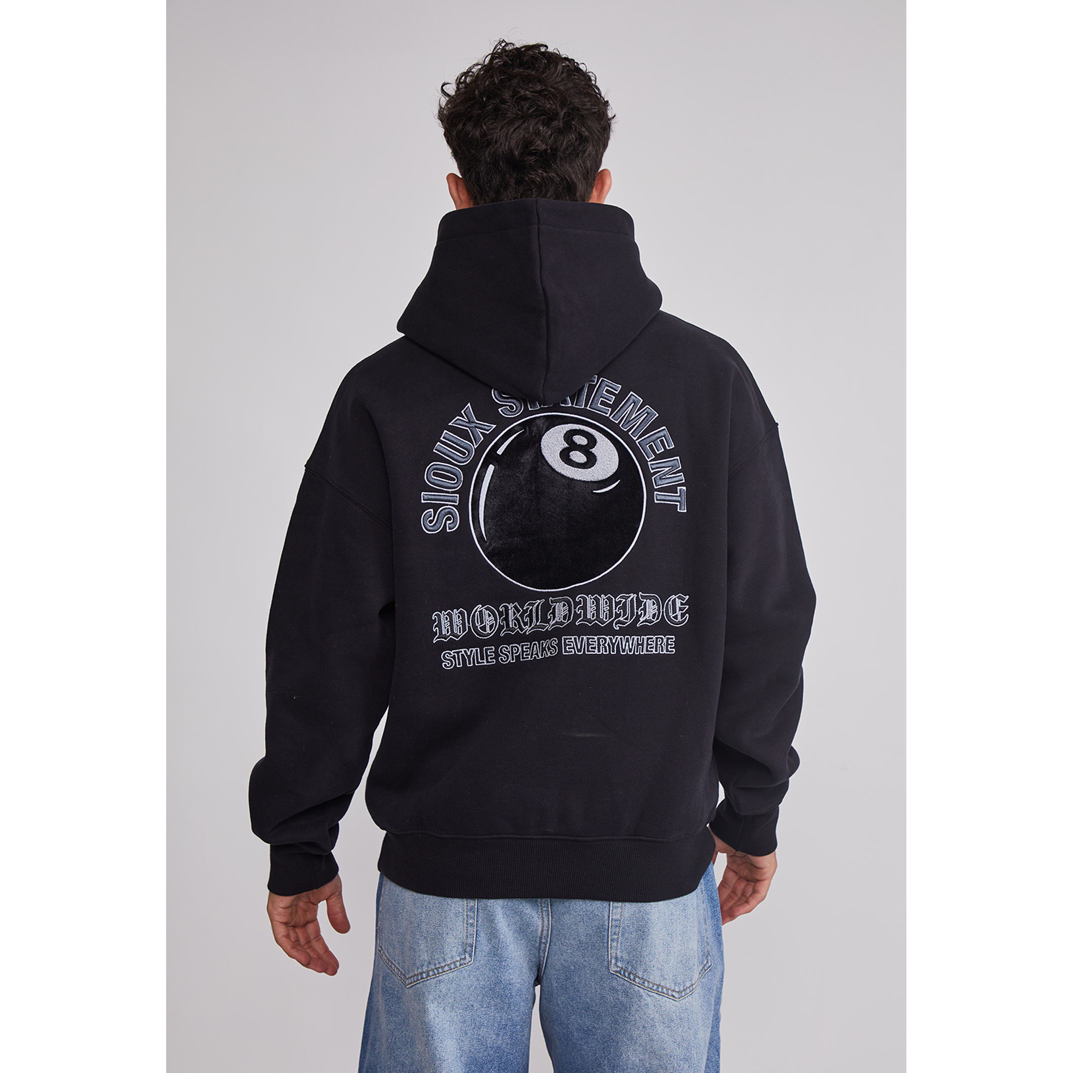 Polerón Hombre Animals Negro Sioux 5