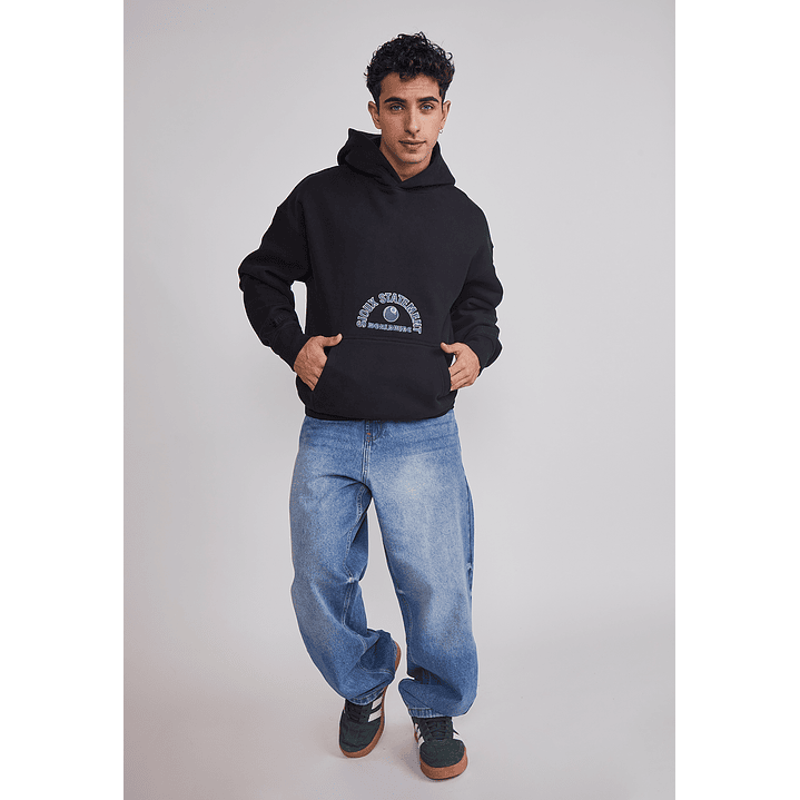 Polerón Hombre Animals Negro Sioux 2