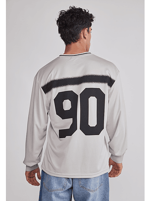 Polera Hombre Fútbol Retro Gris Sioux
