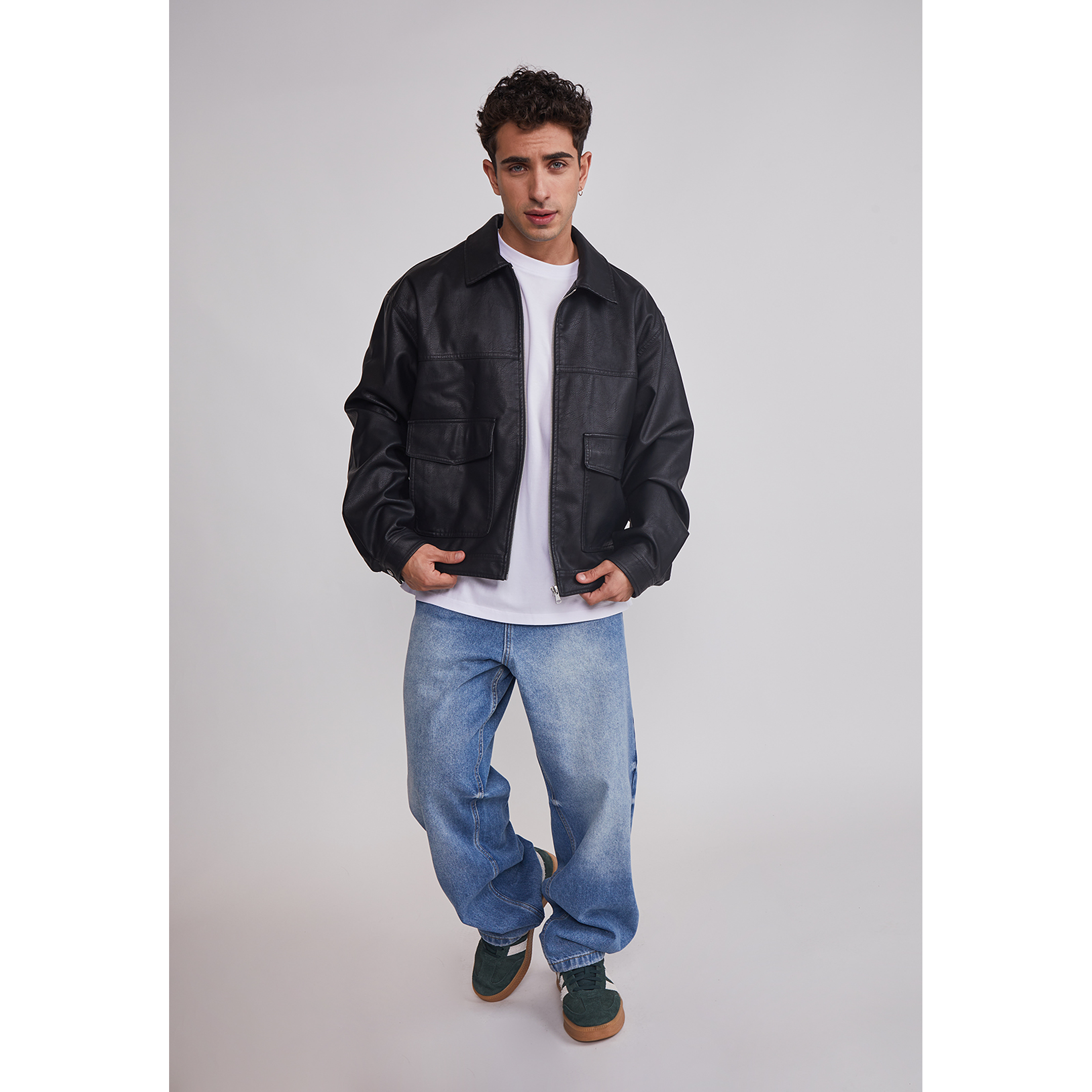 Jeans Hombre Baggy Cierre Azul Sioux 2