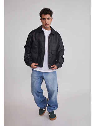 Jeans Hombre Baggy Cierre Azul Sioux