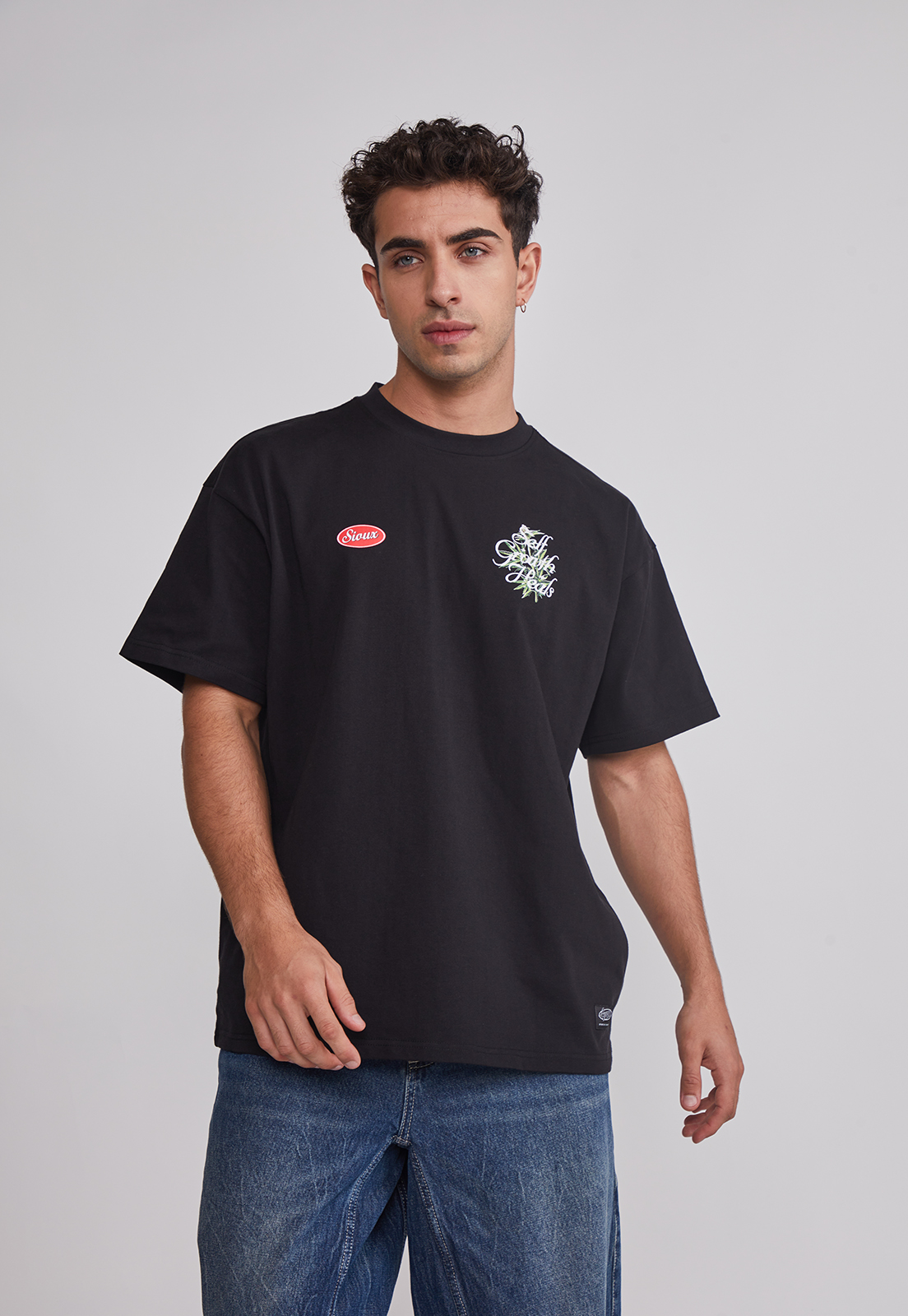 Polera Hombre 420 Negro Sioux 1
