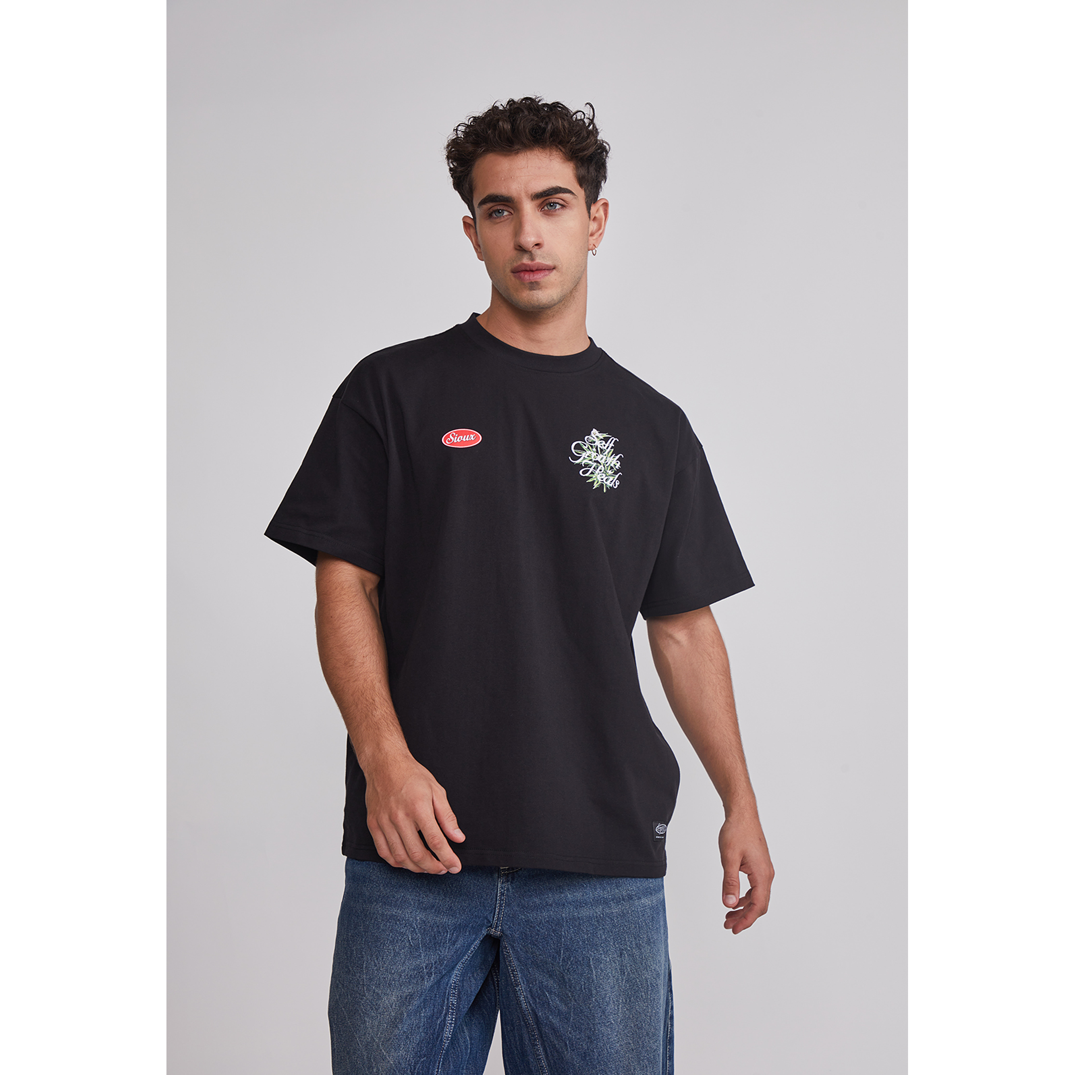 Polera Hombre 420 Negro Sioux 1