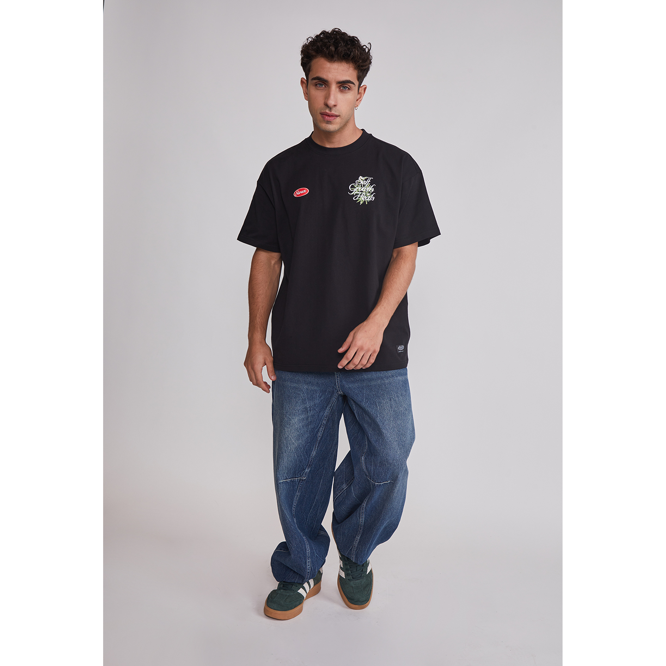 Polera Hombre 420 Negro Sioux 2