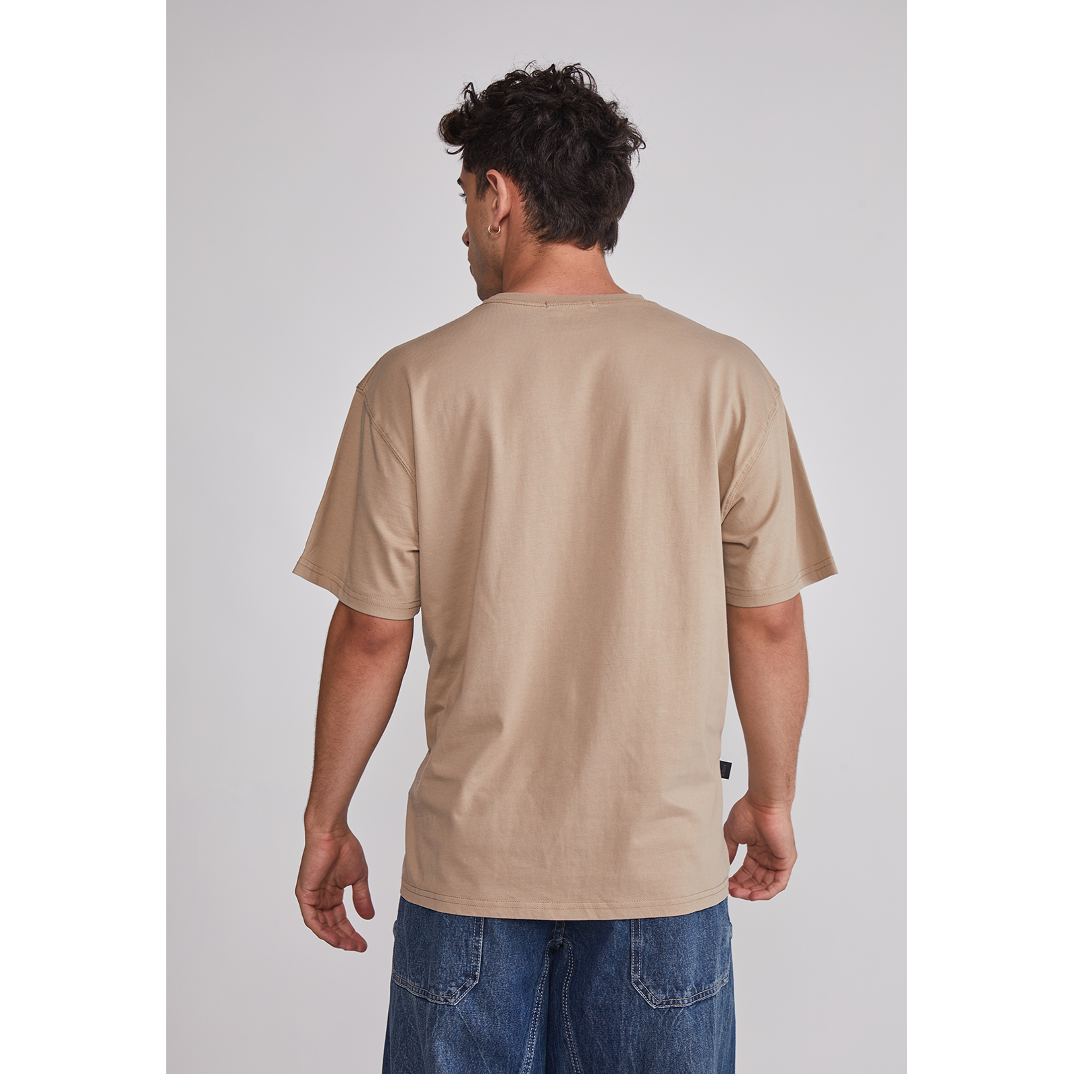 Polera Hombre Auto Garage Beige Sioux 5