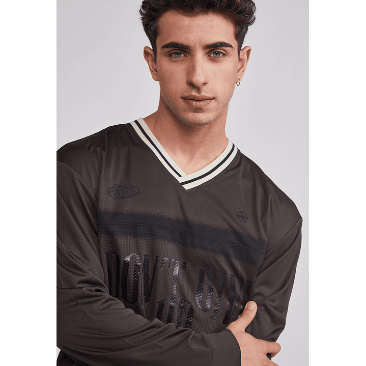 Polera Hombre Fútbol Retro Acero Sioux 3