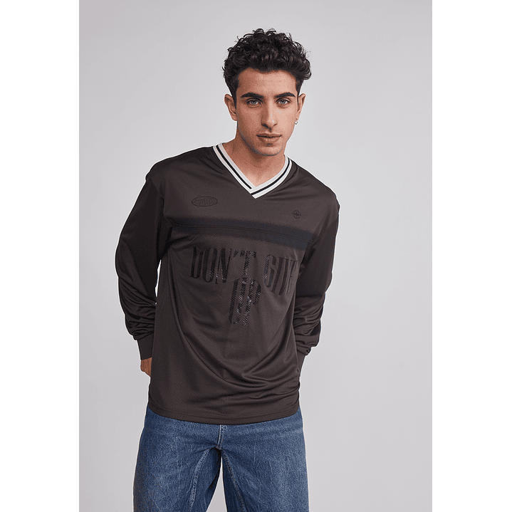 Polera Hombre Fútbol Retro Acero Sioux 1