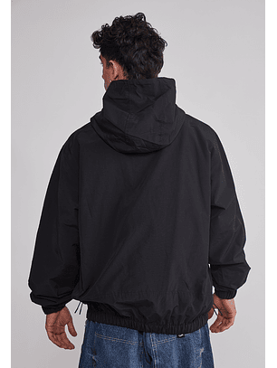 Cortaviento Hombre Basic Bordado Negro Sioux