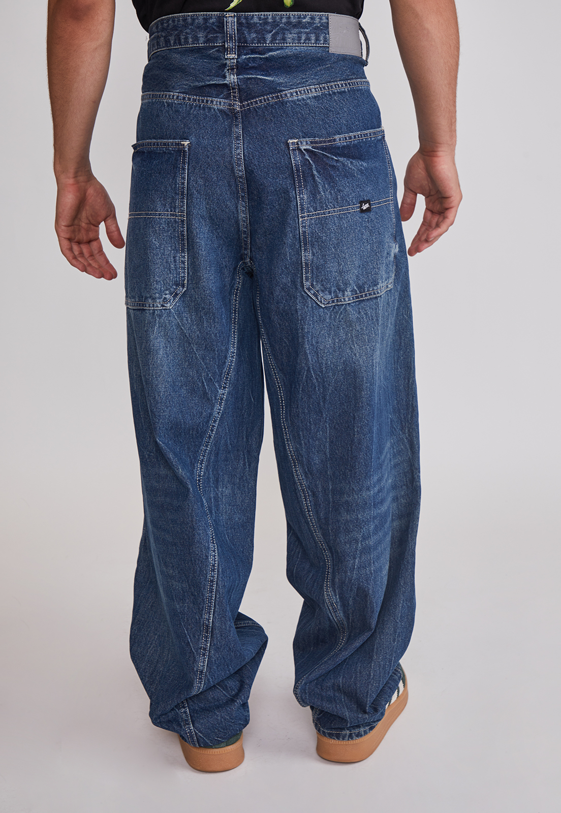 Jeans Hombre Balloon Moda Azul Sioux 3