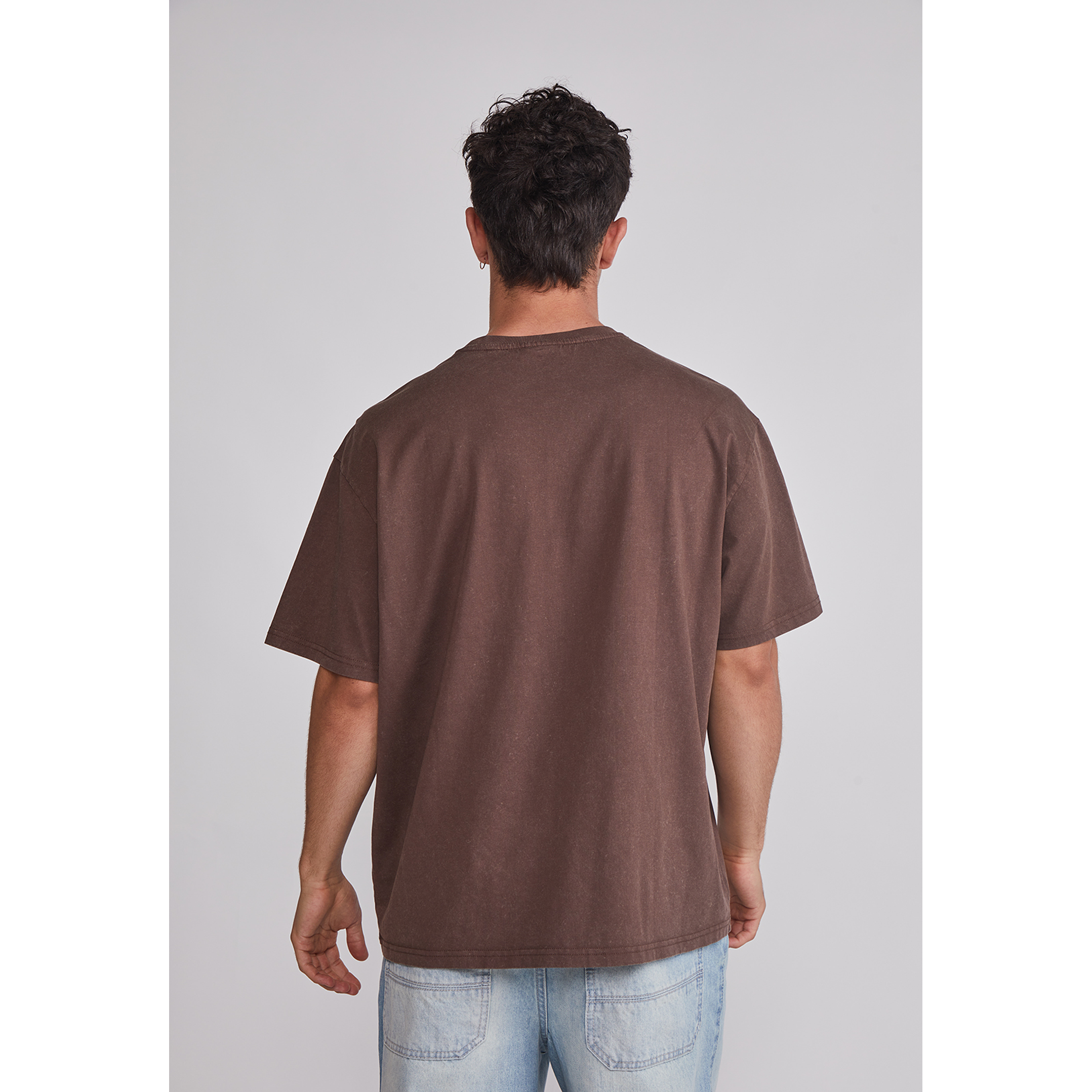 Polera Hombre Relaxed Mariposa Café Sioux 5
