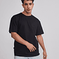 Polera Hombre Basic Lisa Negro Sioux - Miniatura 1
