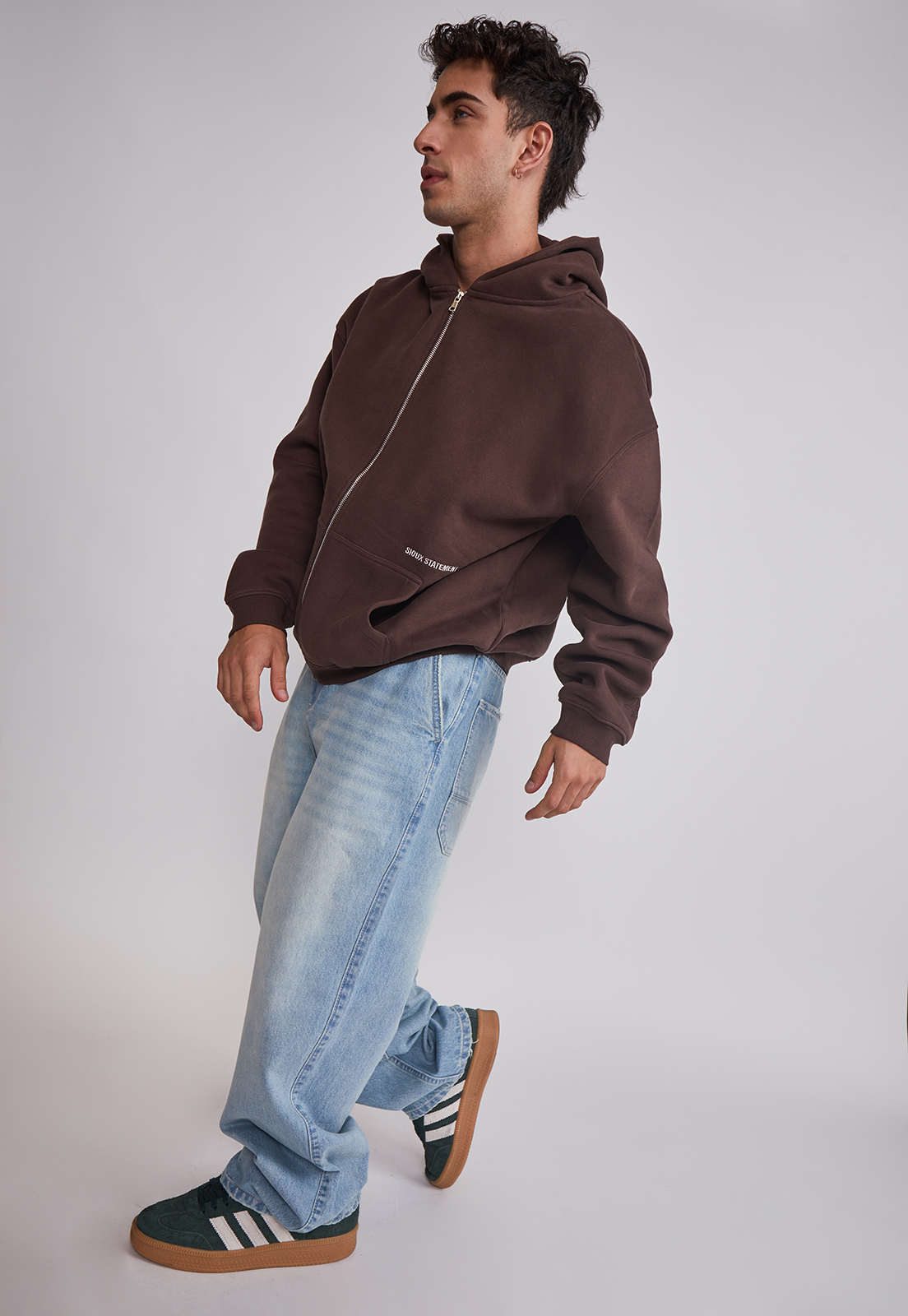 Jeans Hombre Skater Cierre Celeste Sioux 5