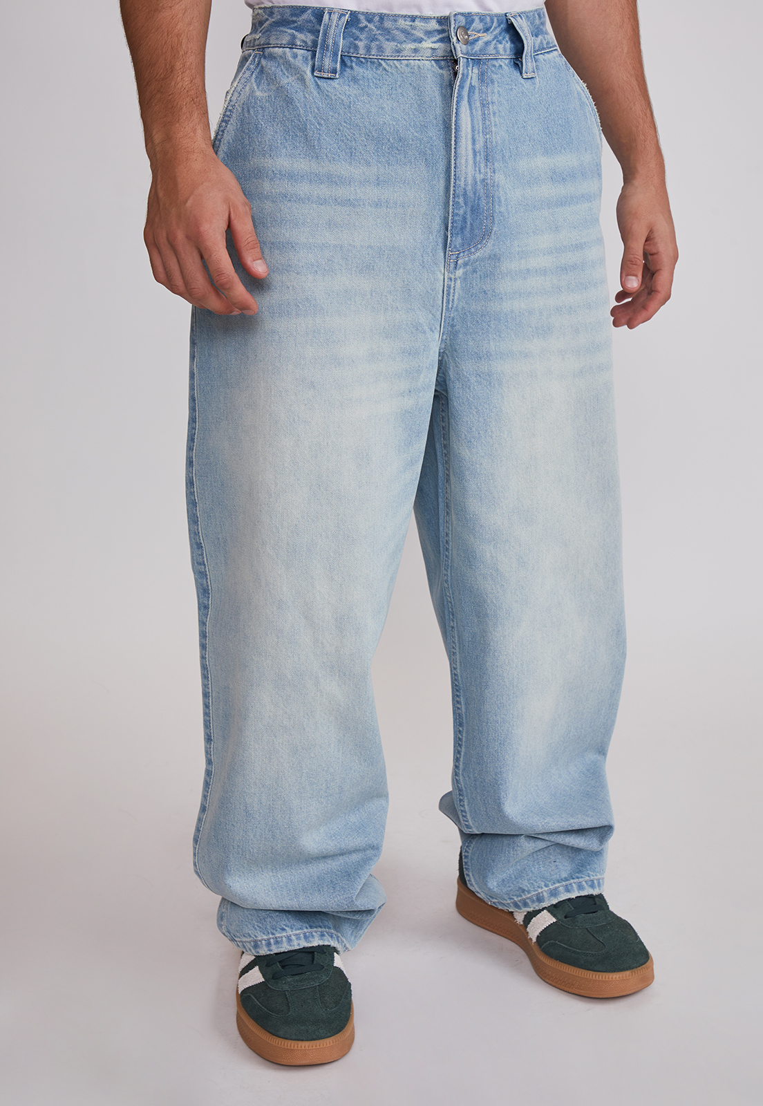 Jeans Hombre Skater Cierre Celeste Sioux 1