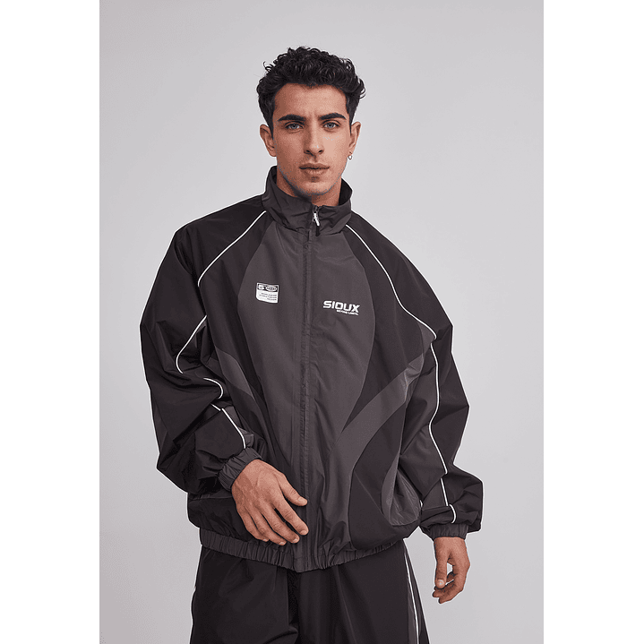 Cortaviento Hombre Técnico Sport Negro Sioux 1