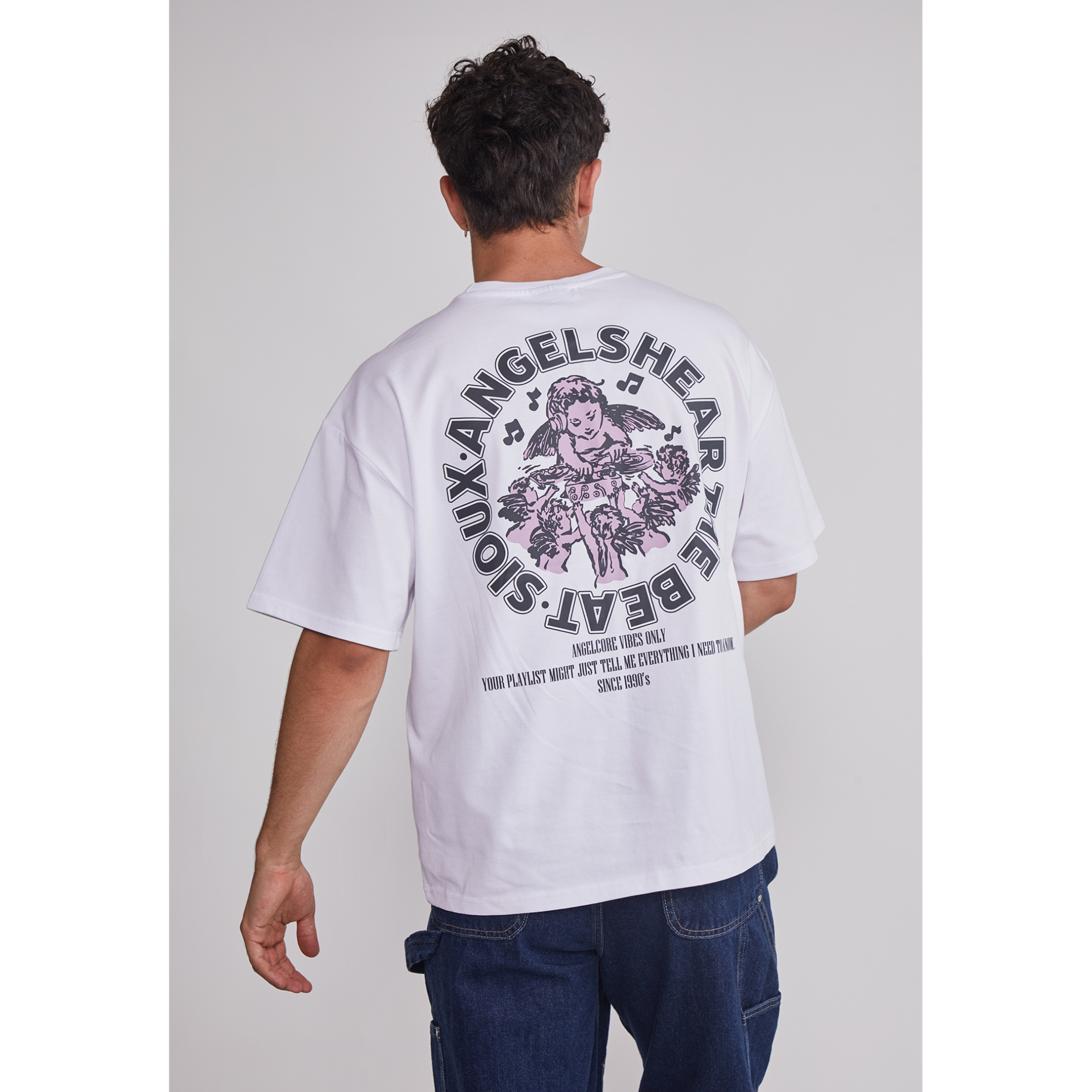 Polera Hombre Angeles Blanco Sioux 3