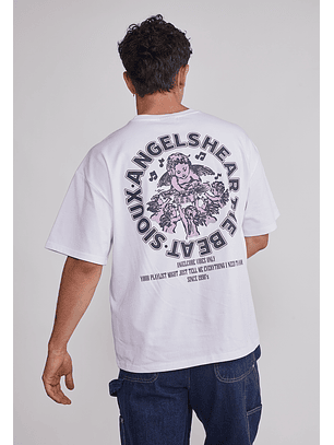 Polera Hombre Angeles Blanco Sioux