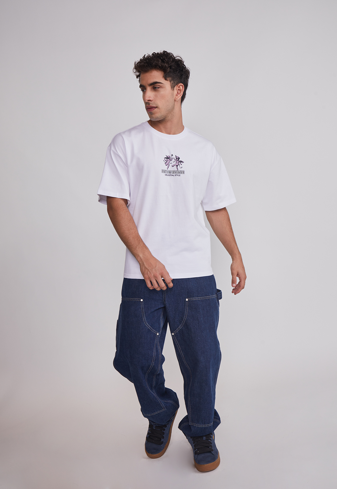 Polera Hombre Angeles Blanco Sioux 3