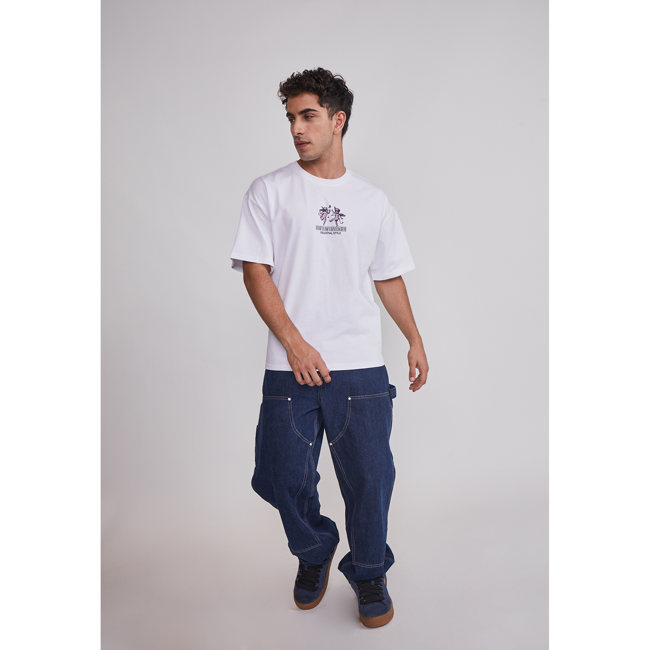 Polera Hombre Angeles Blanco Sioux 2