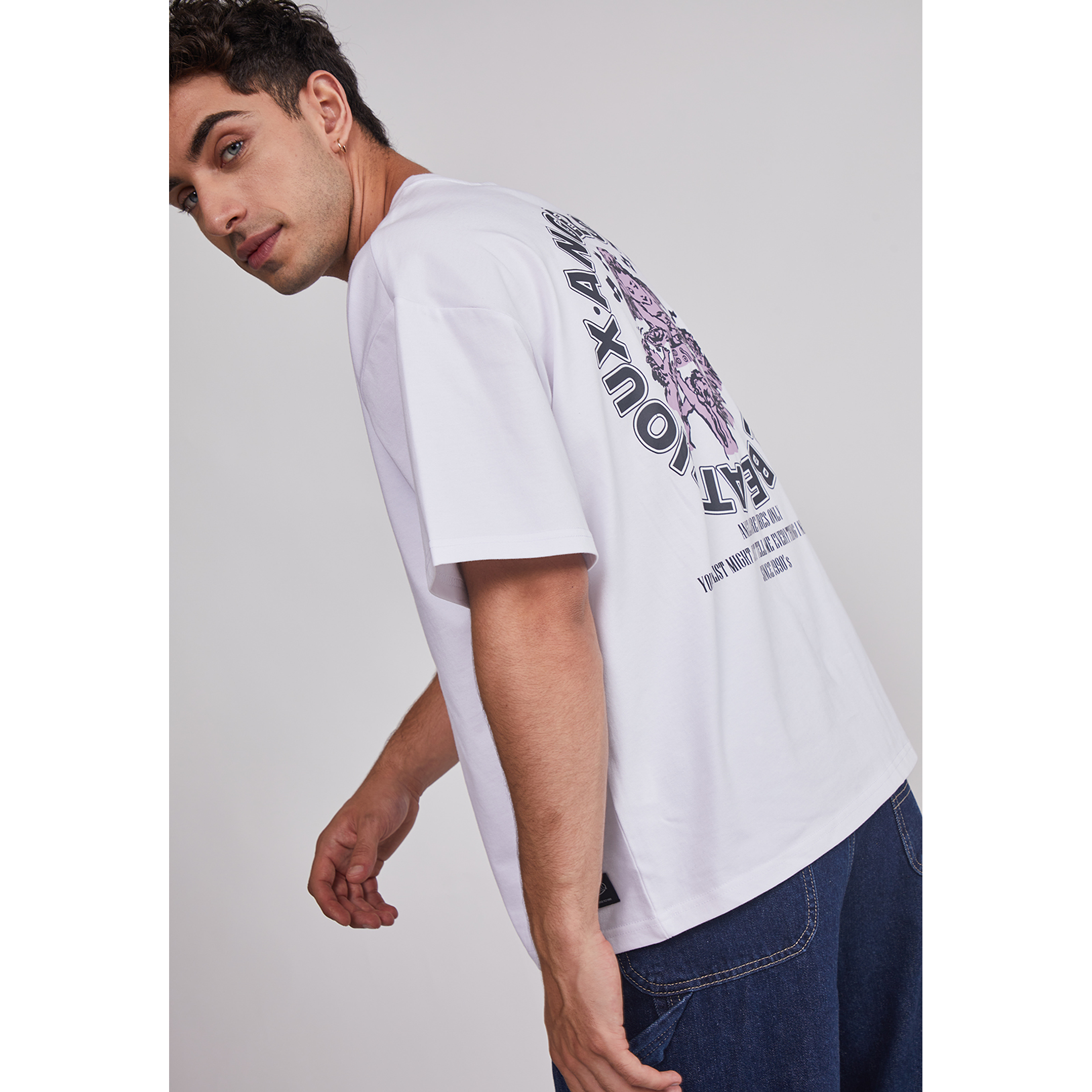 Polera Hombre Angeles Blanco Sioux 5