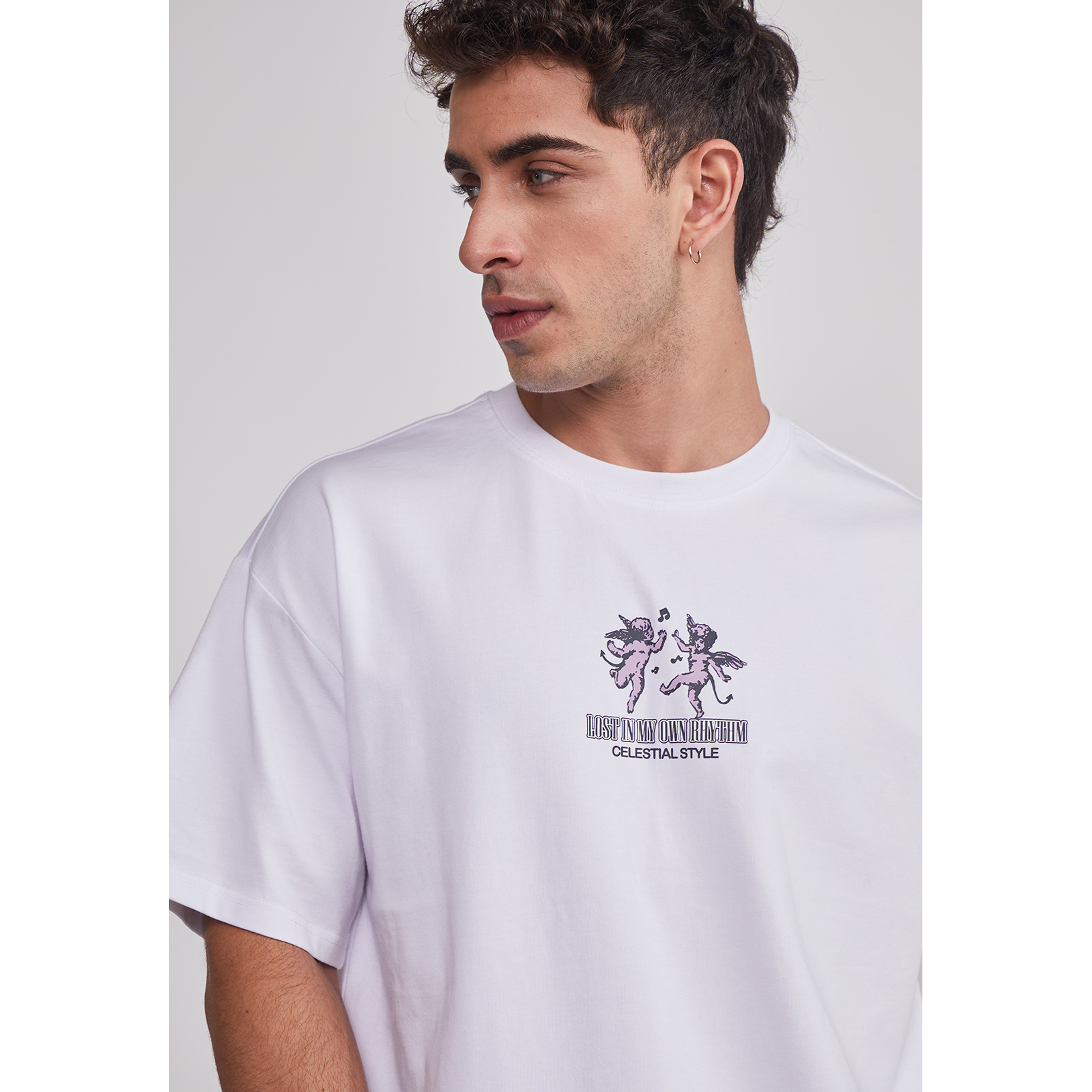 Polera Hombre Angeles Blanco Sioux 4