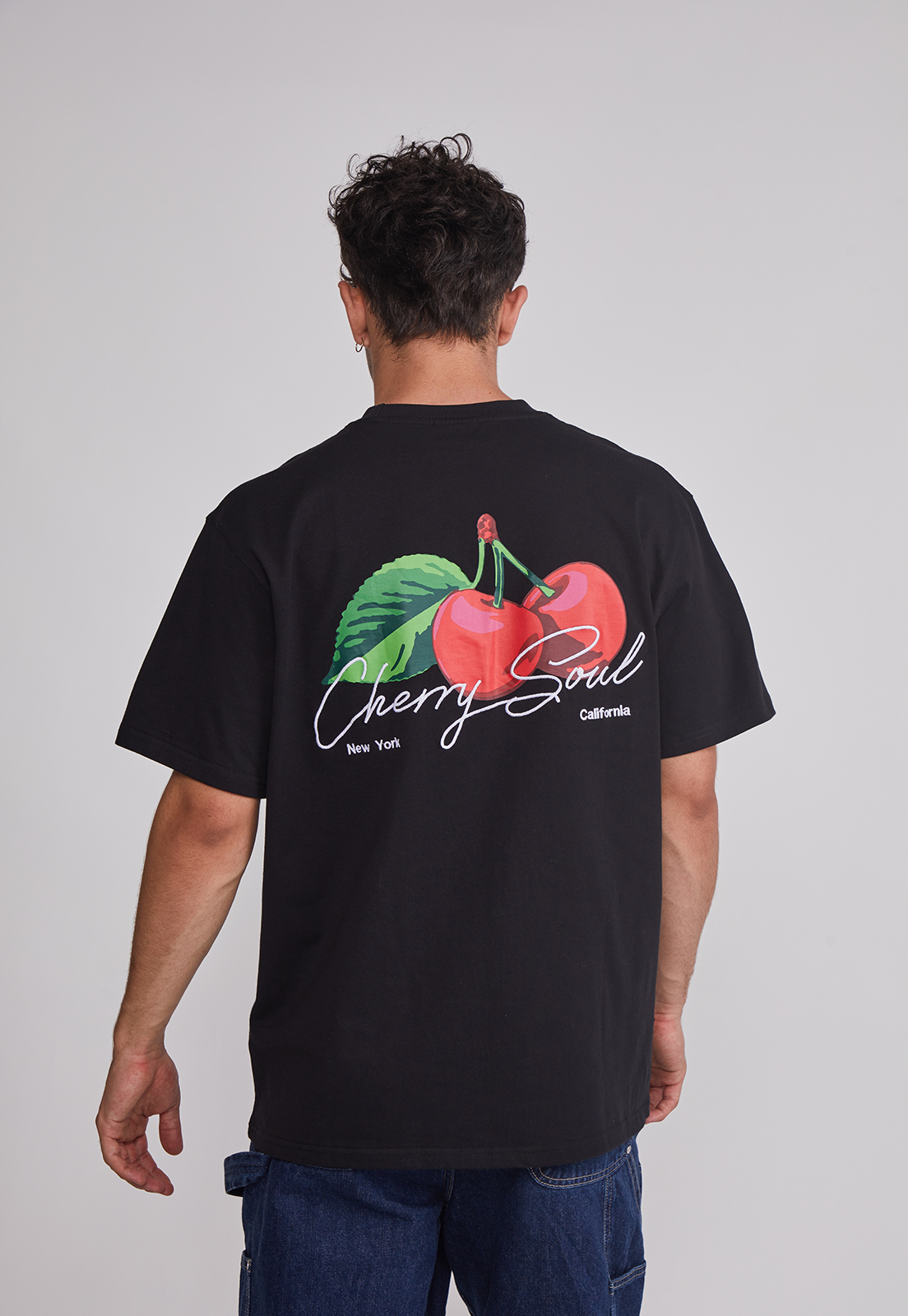 Polera Hombre Cherry Negro Sioux 2