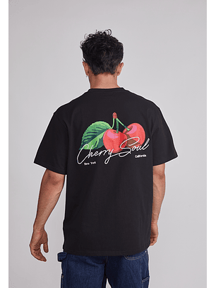 Polera Hombre Cherry Negro Sioux